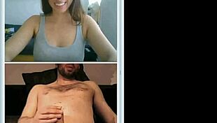 cute girl says, 'let me help you jerk off more' on webcam