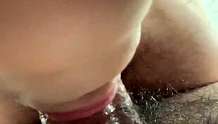 Amateur girlfriend deepthroats friend's big cock.