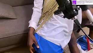 I ride this big black cock as a student in the podcast