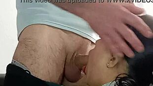 i give a deep blowjob and get cum all over my face