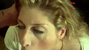 Milf wife sucks husband's monster cock