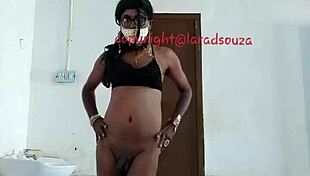Indian crossdresser lara dsouza in bdsm anal scene
