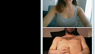 cute girl says, 'let me help you jerk off more' on webcam