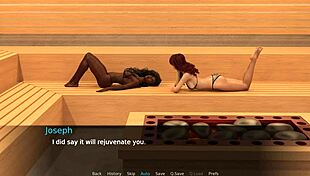 Reluctant archon plays in christmas special with big tits