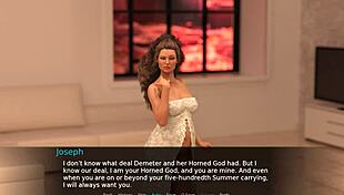 Reluctant archon plays in christmas special with big tits