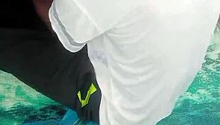 i fucked the pretty girl with big tits and huge ass in the bush