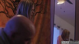 stepdaughter fitted with chastity belt by worried stepdad
