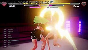 lesbians battle with anal and fingering