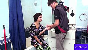 alla and navon share a steamy bathroom massage session 😍