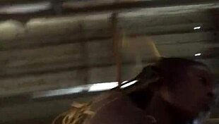 Join a black African lady for an intriguing meal