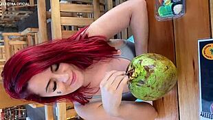 found this hot chick and took her to the bathroom, she's so naughty