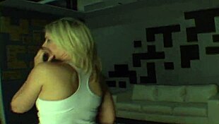 i'm fuckin' this blonde mom with her big tits bent over