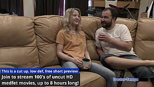 Dr Tampa, check Stacy Shepard's wild university physical! What a tickling hospital scene!