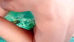 i fucked the pretty girl with big tits and huge ass in the bush