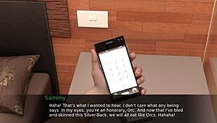 Reluctant archon plays in christmas special with big tits