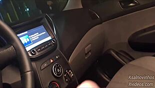 Risky Gesture For Attractive Girl On Street In Public