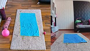 Curvy Milf's Naked Yoga Workout With Ass Worship Uncensored