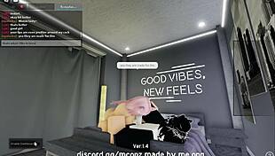 Hey, fucking a cute catgirl in doggystyle on roblox condo 😏