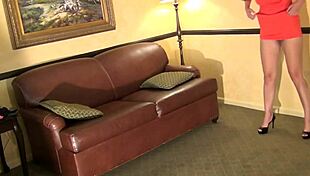 During the craigslist casting interview, the model endures rough finger fucking