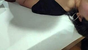 Wife cuckold latina sexy bent over big cock