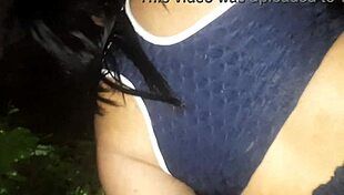Touching myself on the street before fucking my friend at home