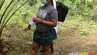 The doctor and science student CAUGHT IN BUSH during practice