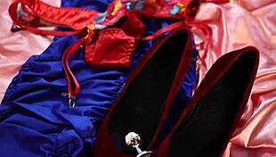 French Amateur Clothed Sex! How Wild in Turkish Blue Satin?