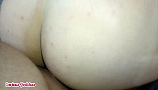 curious goddess milf brunette masturbates hairy pussy big ass doggystyle