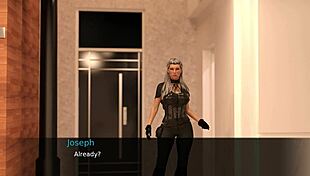 Reluctant archon plays in christmas special with big tits