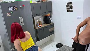 I Hired This Maid and Her Tiny Shorts Tease Me, What a Naughty Latina Ass