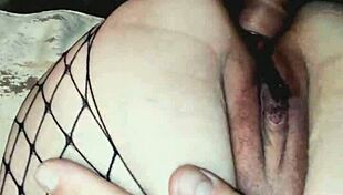 the mature skinny wife gets anal in her homemade video