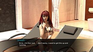 Reluctant archon plays in christmas special with big tits