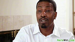 Gorgeous Blonde Masseur Gives Nuru Massage