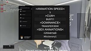 Hey, fucking a cute catgirl in doggystyle on roblox condo 😏