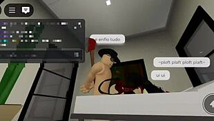 foda natalina com duas mães no brookhaven