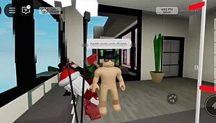 foda natalina com duas mães no brookhaven