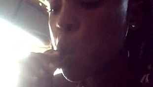 Join a black African lady for an intriguing meal