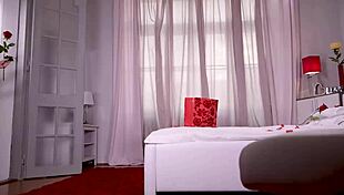 Valentine's anal fuck with cum in mouth