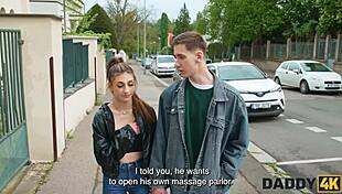 Spicy Fun With Father-In-Law, Tattooed Brunette Slut In Assfucking Action