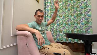 Nymphomaniac Wife Cheats with Husband's Friend in Kitchen Quickie