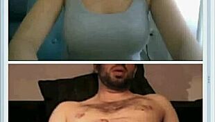 cute girl says, 'let me help you jerk off more' on webcam