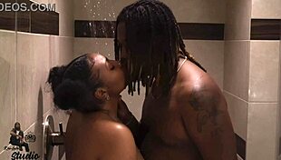 Man, She Took It So Well in Real Shower Sex Action