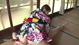 Look at me giving this sloppy blowjob! Asian milf shows wild side in POV action.