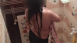 Bangladeshi Bhabi Caught Showering in a Steamy Bathroom Scene