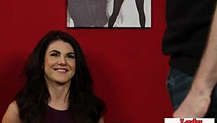 Stunning British Babe Watching Cfnm Cock