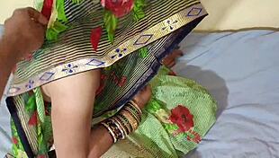 Innocent bhabhi bends over for doggystyle with dirty talk