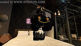 breeding my umbreon slut with big cock, riding and creampie in roblox game