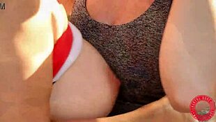 Mindi Mink's lesbian fucking with beautiful long-haired milf.