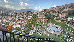 Colombian babe gets fucked outdoors after meeting in medellin commune