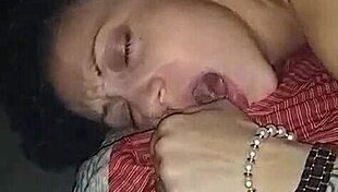 sloppy slut delivers wild sucking show